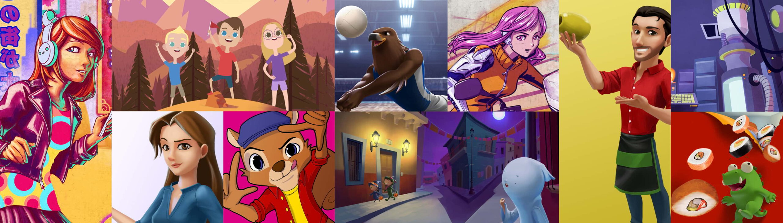 Projects collage